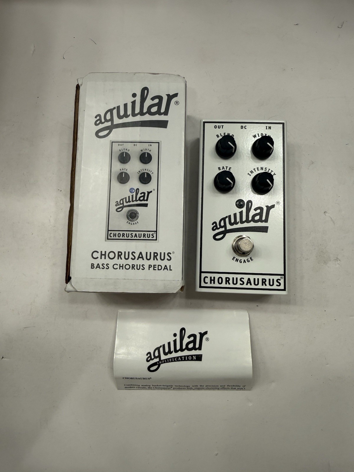 Aguilar Amplification Chorusaurus Bass Chorus Guitar Effect Pedal + Original Box