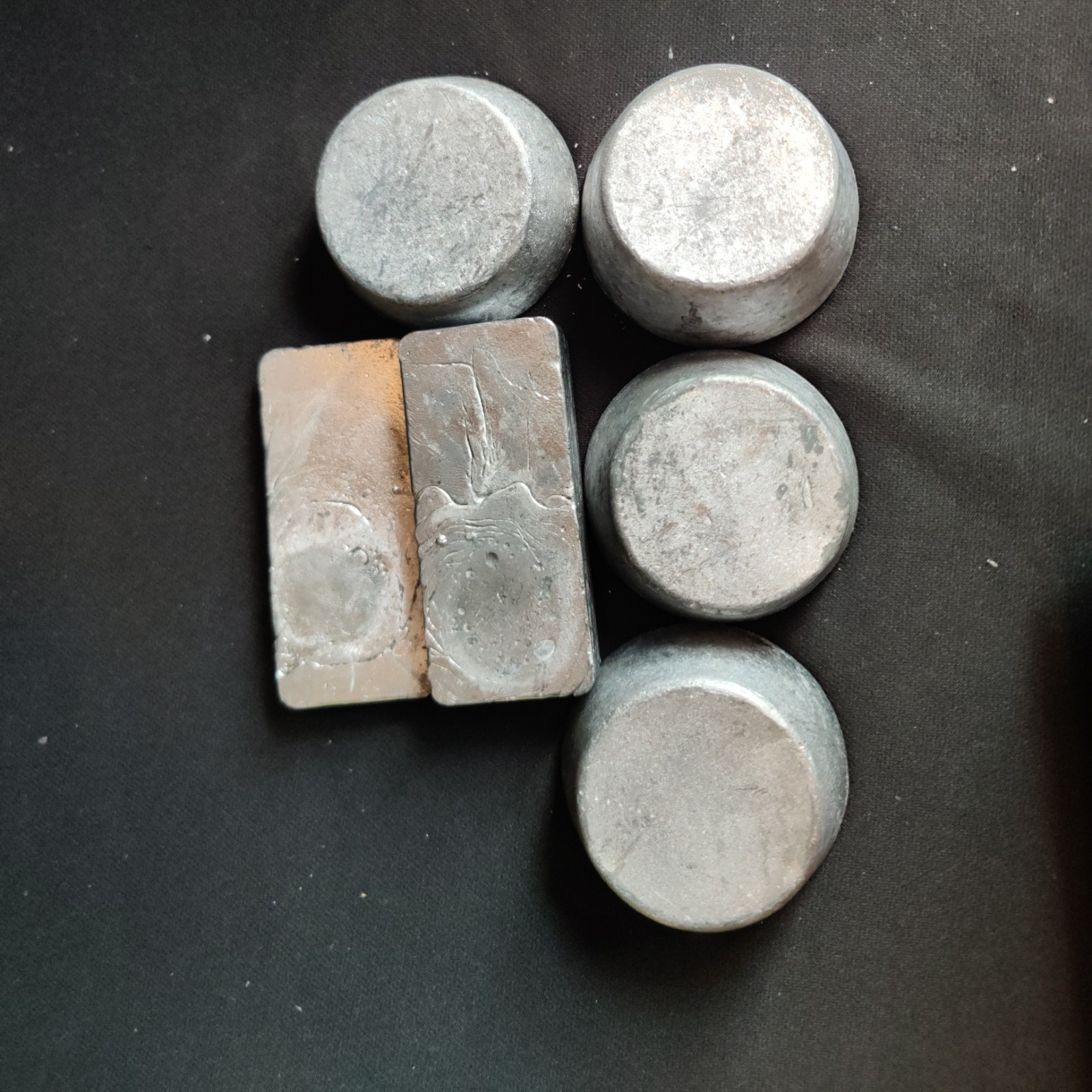 lead ingots 10+ lbs from tire weights