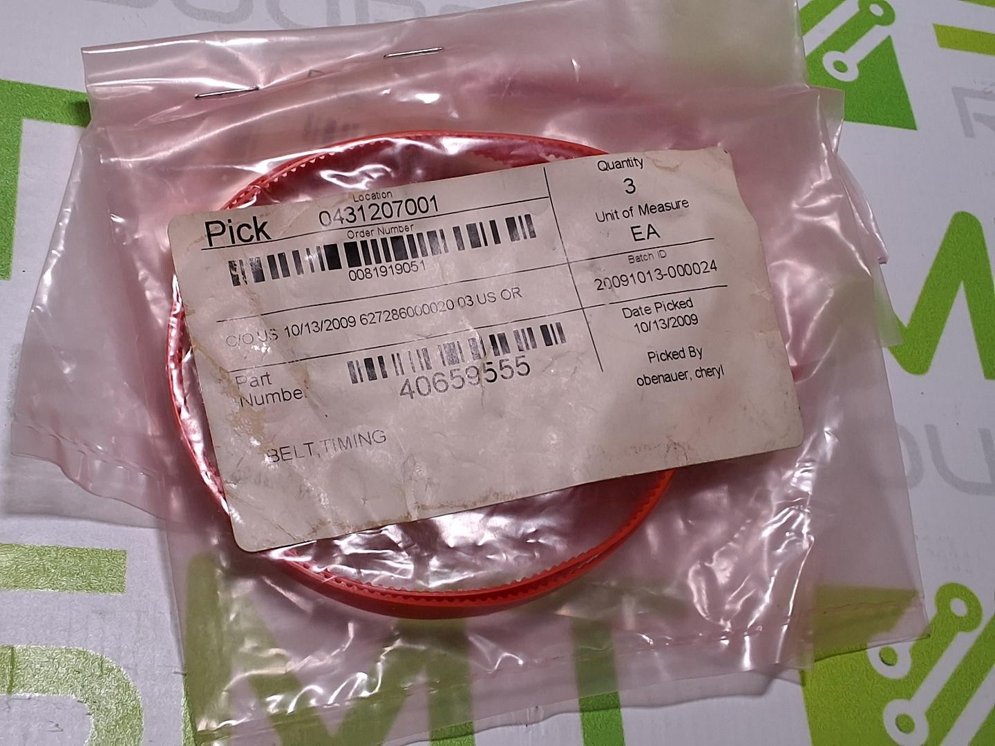 UNIVERSAL INSTRUMENTS 40659555 TIMING BELT - BRAND NEW