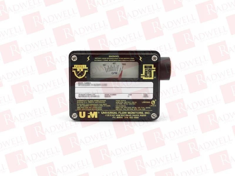UNIVERSAL FLOW MONITORS WVS5GM-4-A2WR-2.5D / WVS5GM4A2WR25D (NEW NO BOX)
