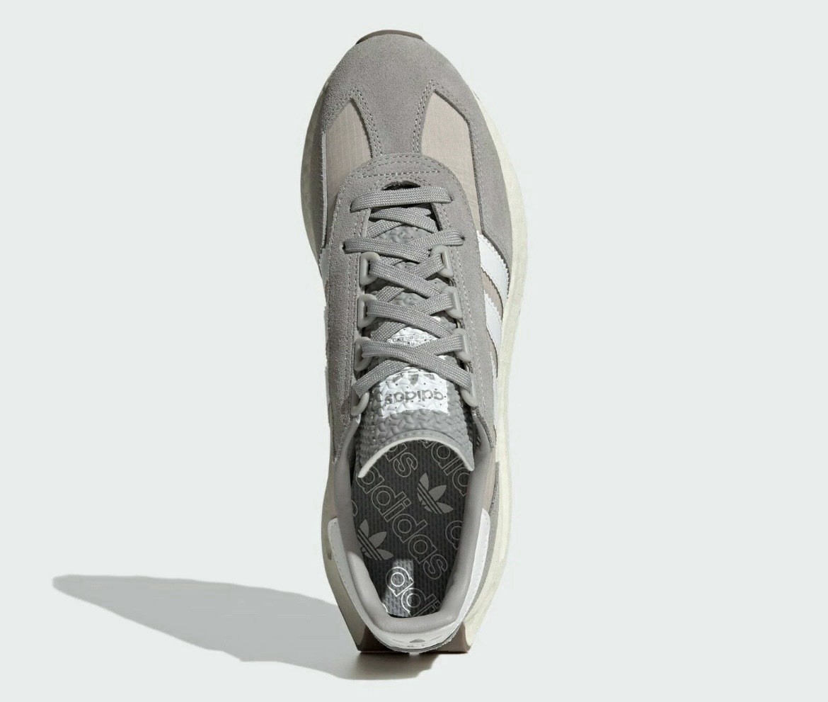 adidas Retropy E5 Lace Up Grey Men's Casual Sneakers Shoes Q47101 NEW