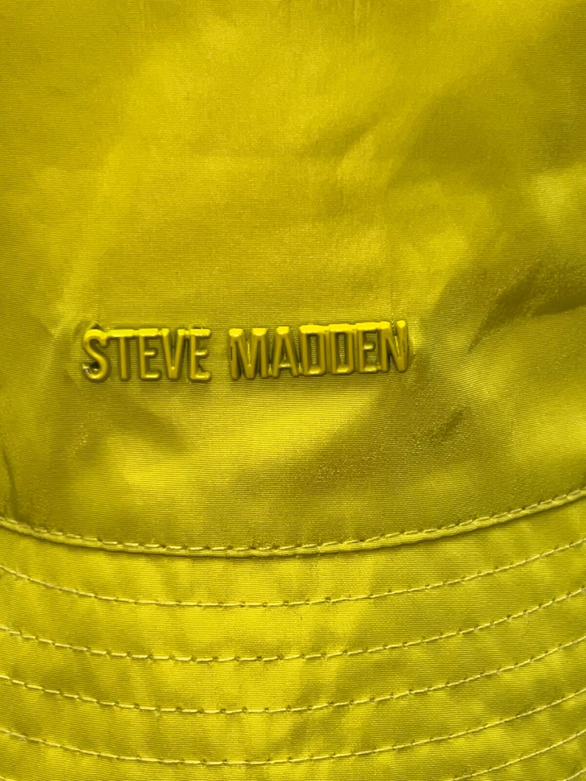 Steve Madden Fluorescent Yellow Women’s Bucket Hat Cap EUC