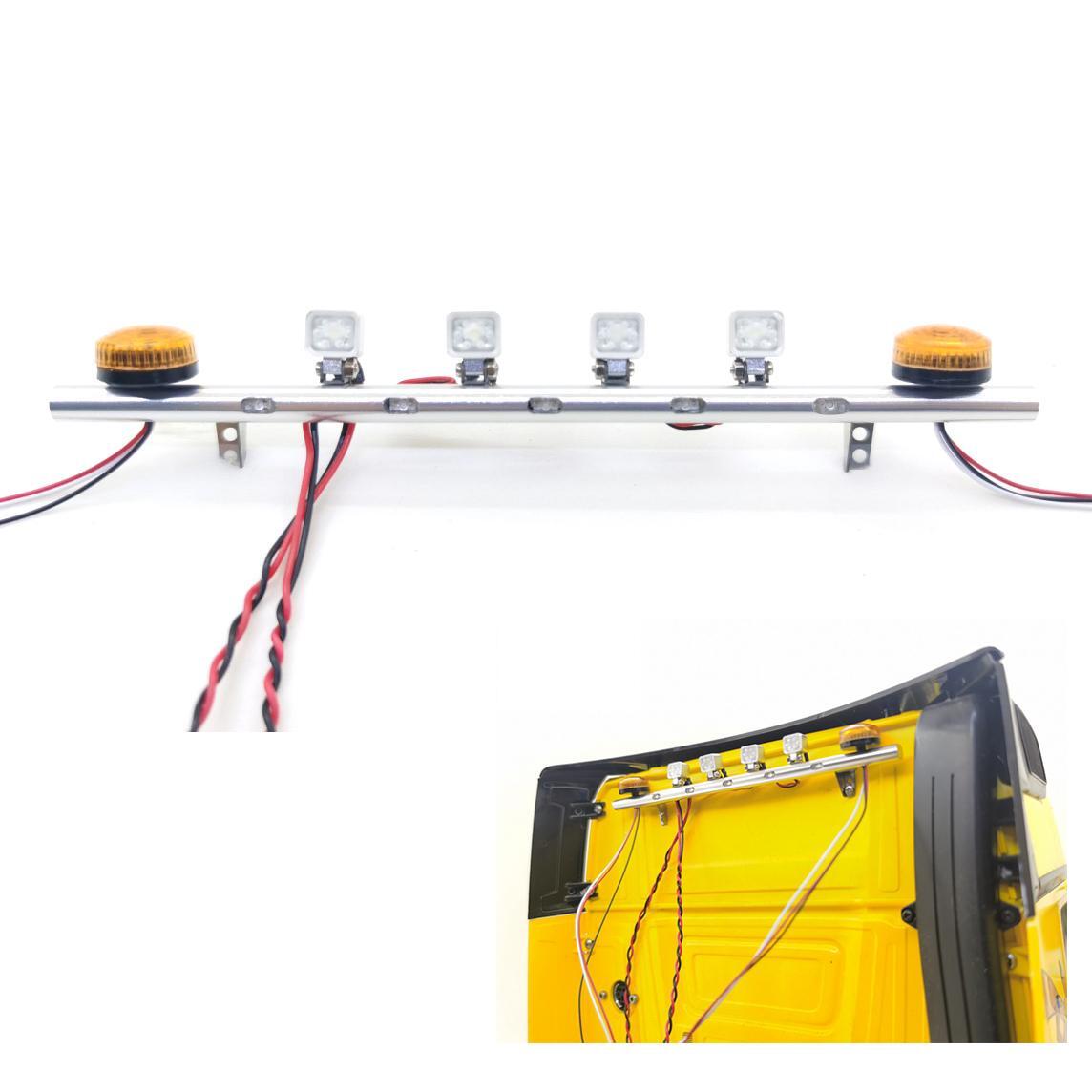 Degree Rotating Light Led Roof Lamp for Tamiya 1/14 RC Tractor Truck Vehicle