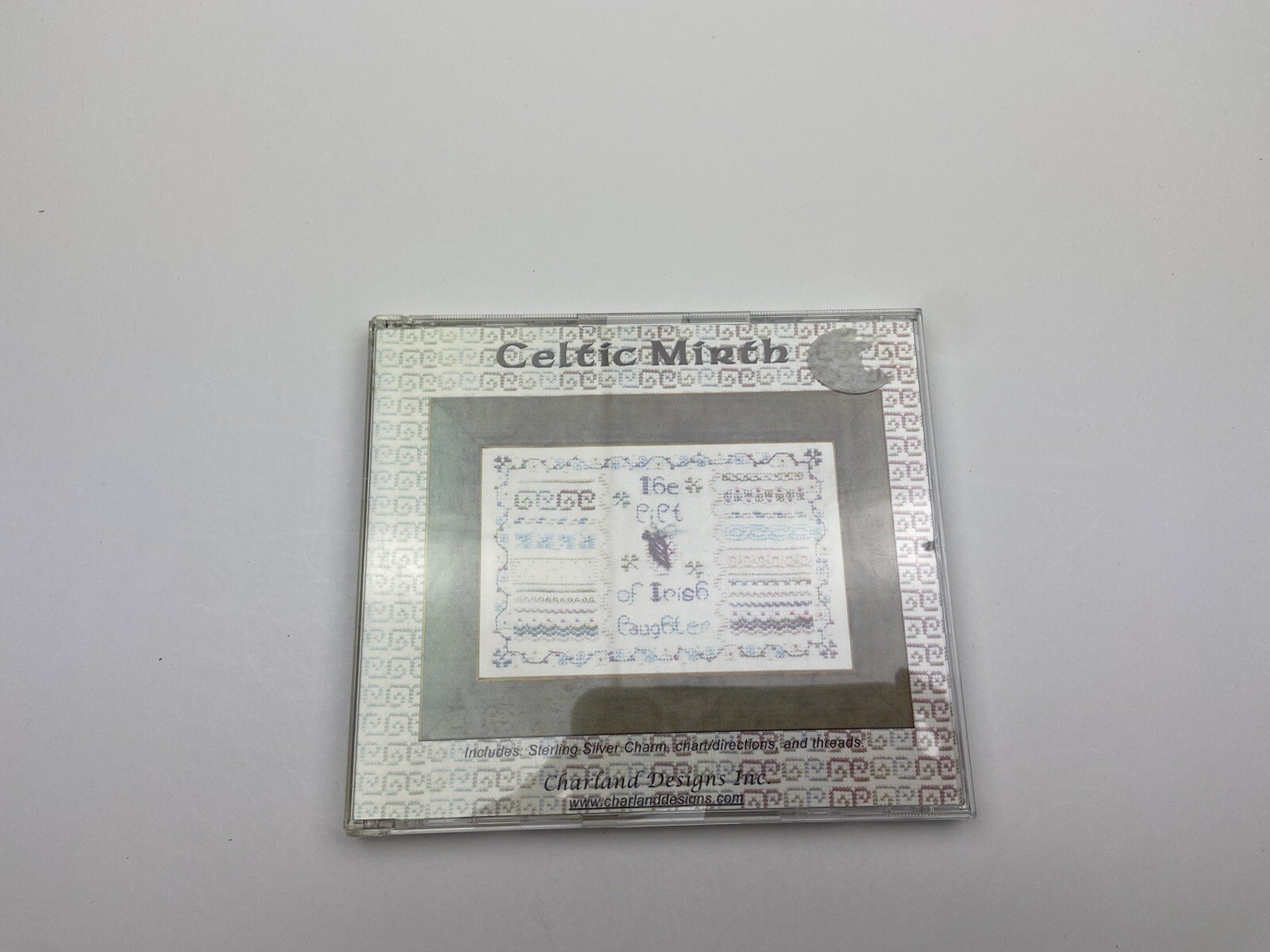 Charland Designs Celtic Mirth Counted Cross Stitch Pattern With Thread 5P