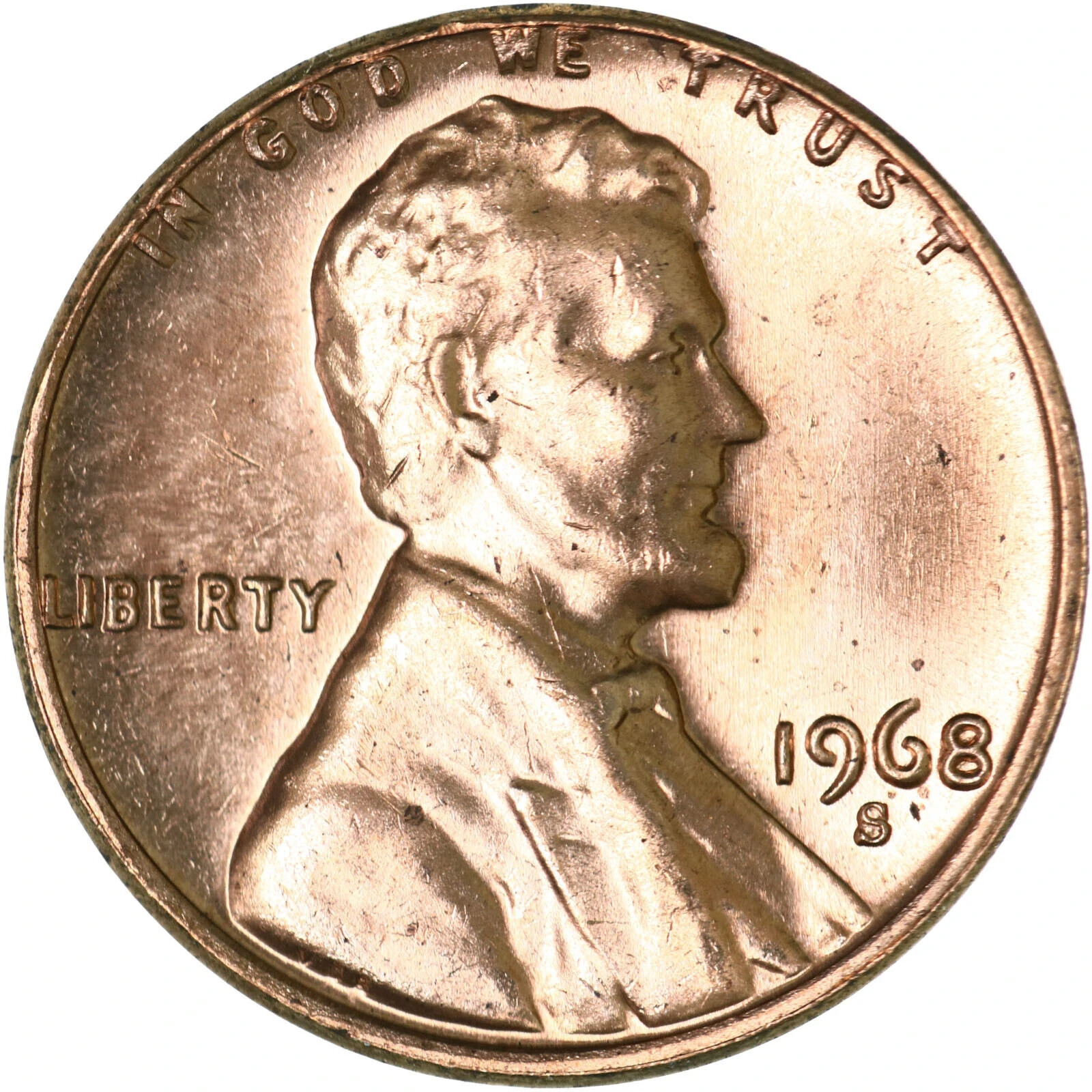 1968 S Proof Lincoln Memorial Cent Choice Penny 1c Coin Collectible
