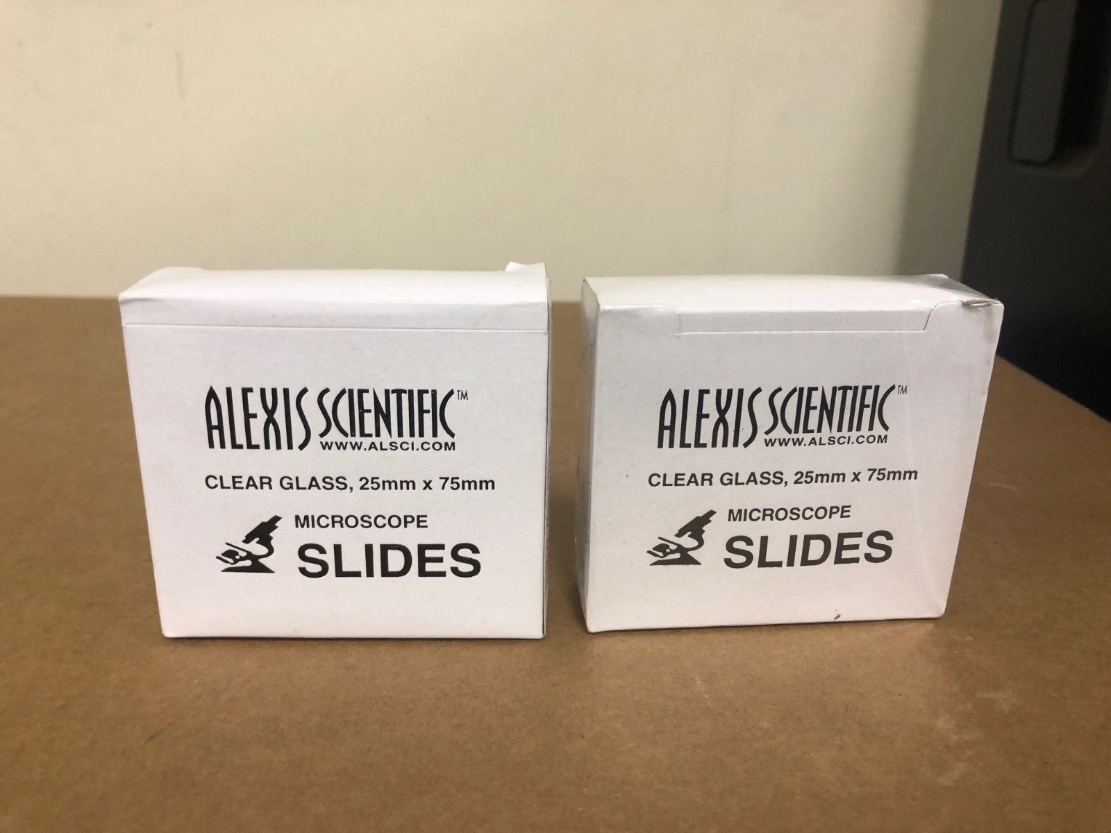 Alexis Scientific S-17080 Microscope Slides 25 mm x 75 mm 72 pcs Lot of 2