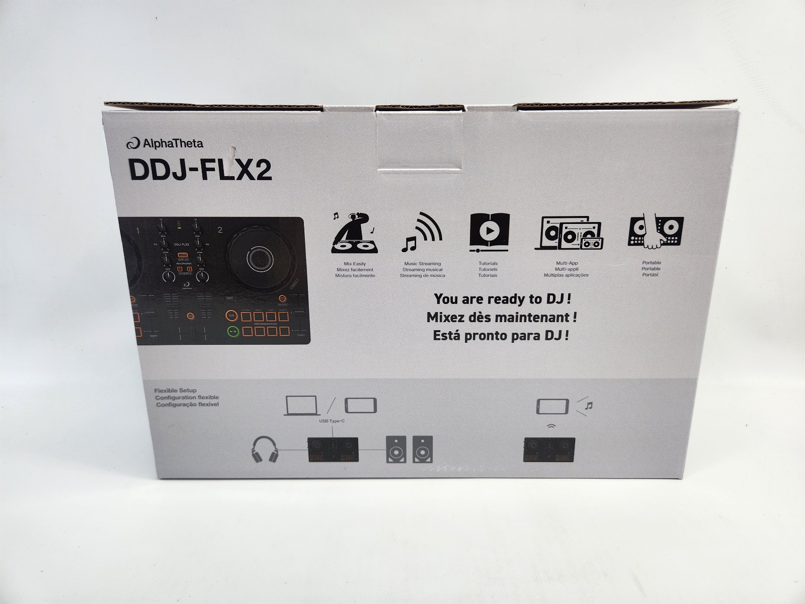 Pioneer DJ Controller DDJ-FLX2 AlphaTheta Double Deck - Brand New