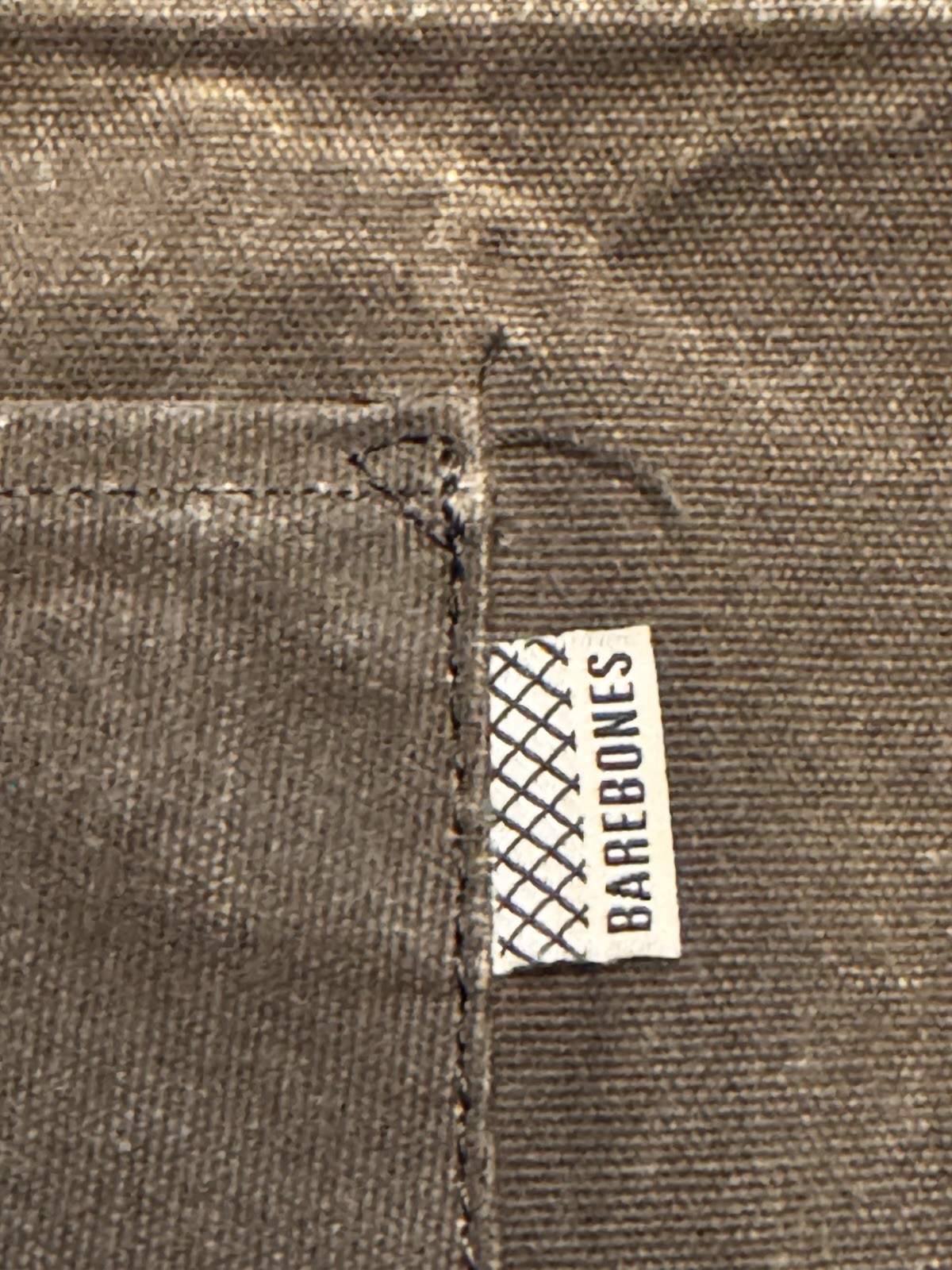 Barebones Harvest Gathering Foraging Gray Canvas Bag Backpack