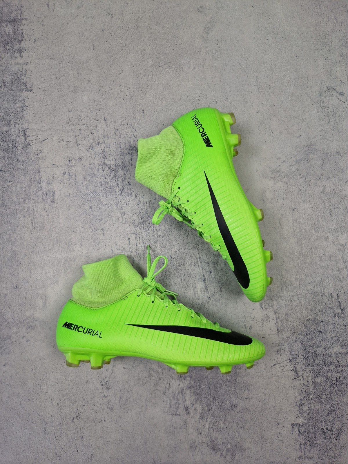 Vintage Nike Mercurial Victory FG Football Boots Shoes Green Soccer Size US 7
