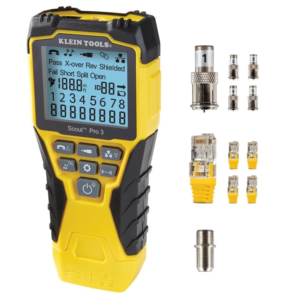Versatile Testing Kit for Ethernet, Coax, & Phone Cables - Reliable & Accurate