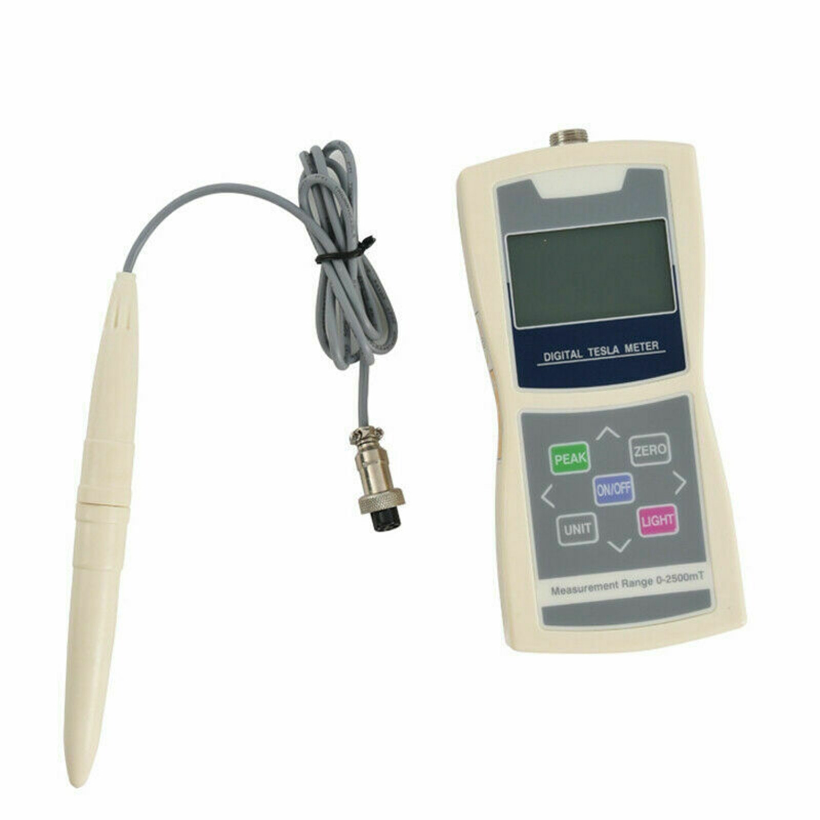 Digital Gauss Meter Magnetic Field Tester W/ Multiple Surface Hall Probes