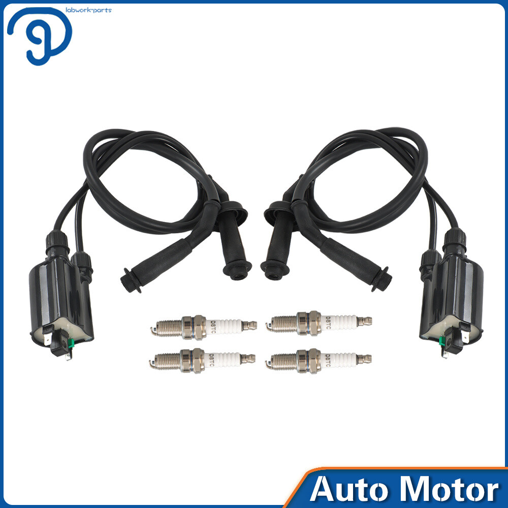 For Honda VT1100 Shadow 1100 1987-2007 Ignition Coil Pack & Spark Plug+Cap