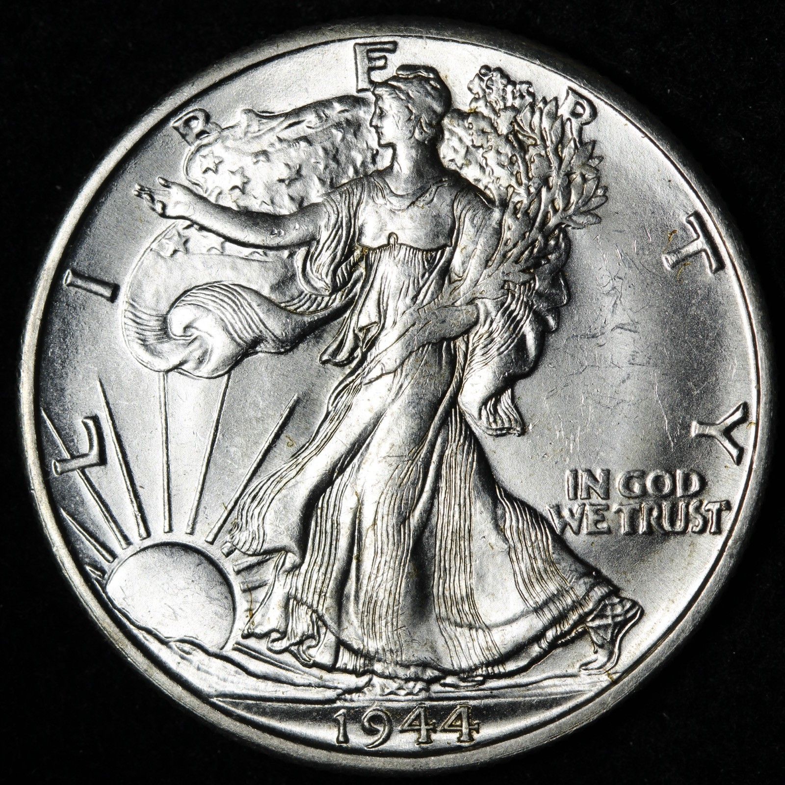 1944-D Walking Liberty Silver Half Dollar GEM BU *UNCIRCULATED* MS E377 IKHA