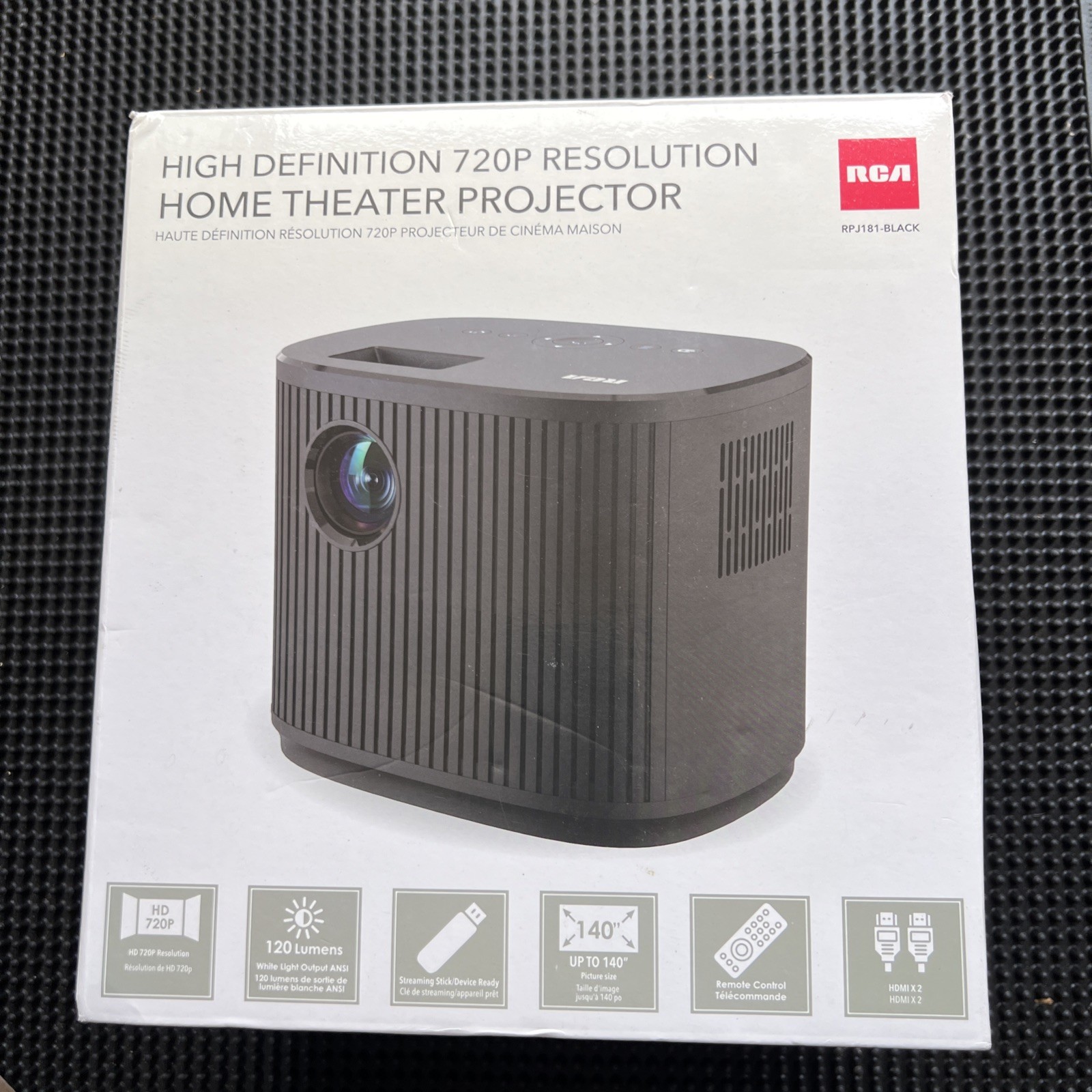 RCA High Definition 720P Resolution Home Theater Projector
