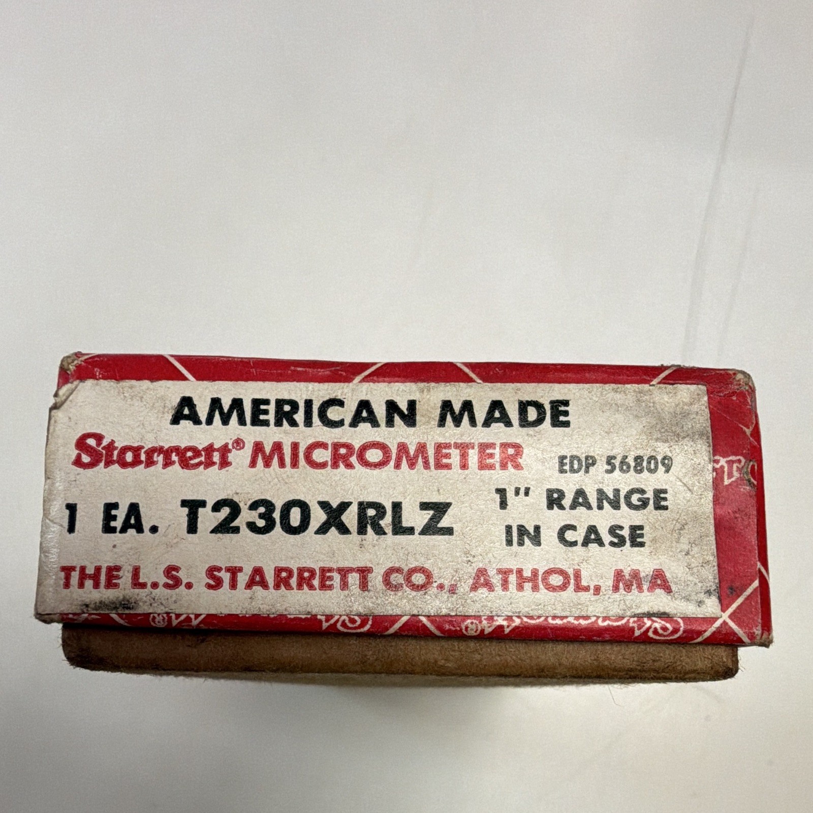 Starrett Outside Micrometer T230XRLZ 0-1in Mechanical 0.0001in w/ Case