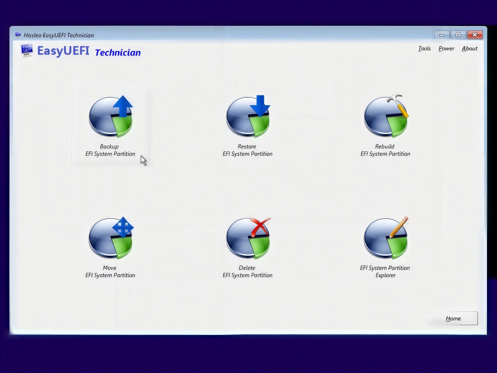 EasyUEFI Technician Edition Bootable DVD/USB