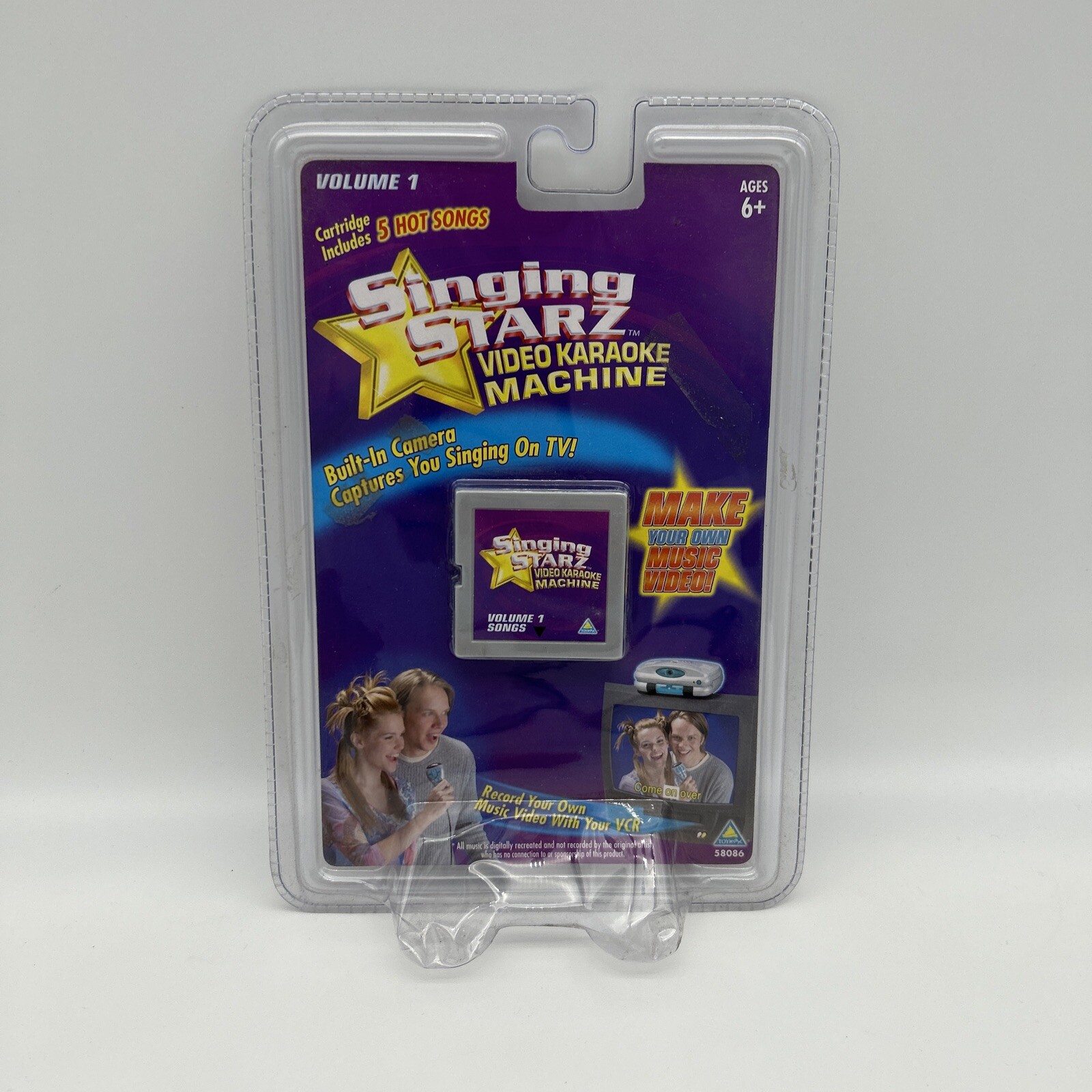NEW Singing Starz Video Karaoke Machine Cartridge Vol. 1- Brand New NOS VTG Rare