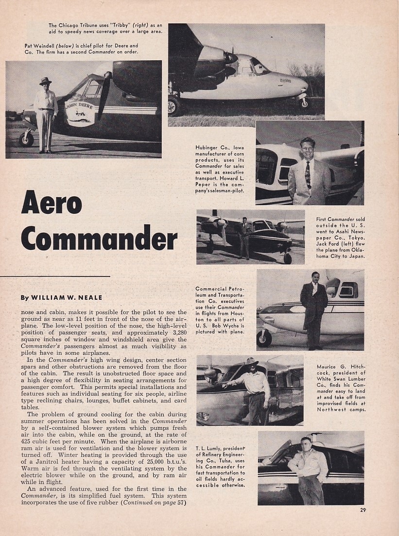 Aero Commander Aircraft Report 1/19/2024o