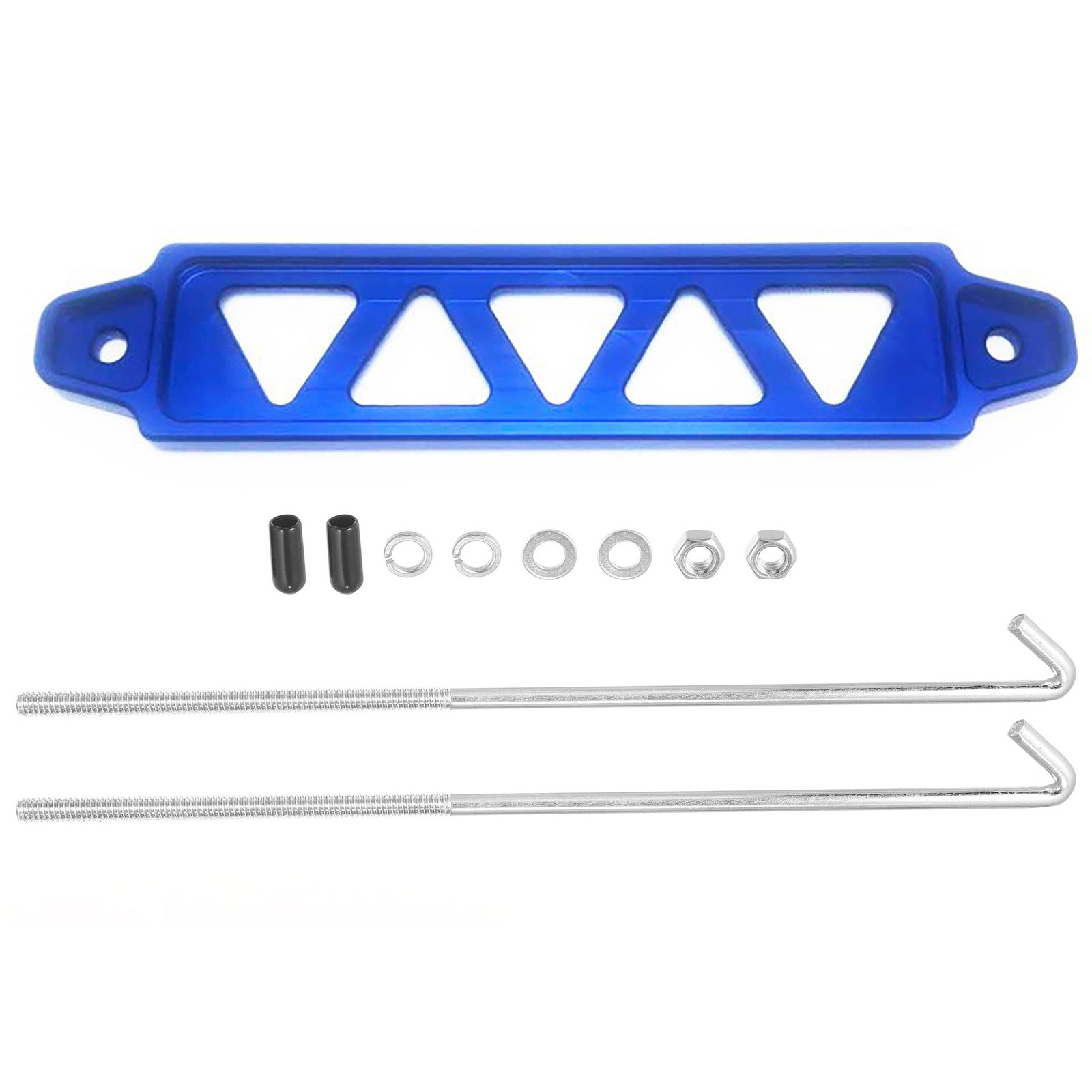 Car Battery Hold Down Tie Down Mount Bracket w/ Hook Bolt Kits Car Replacement