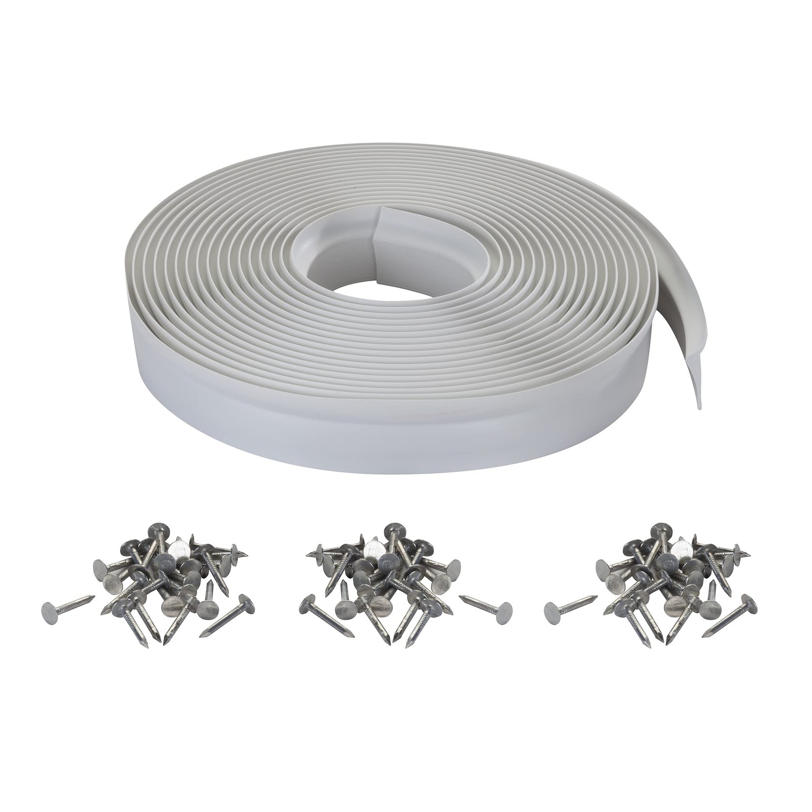 M D Building Products 03822 30ft White Vinyl Garage Door Top and Sides Seal