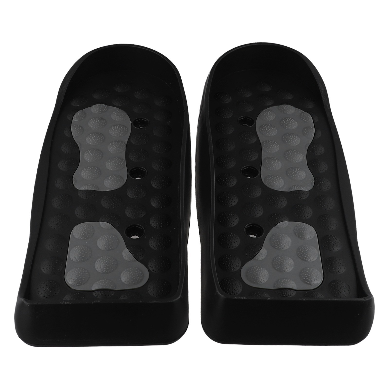 Sleek Black Design Elliptical Machine Footpedal Set Compatible with All