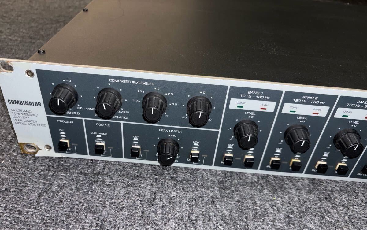 Behringer MDX 8000 Multiband Compressor Rack Mount Used Working