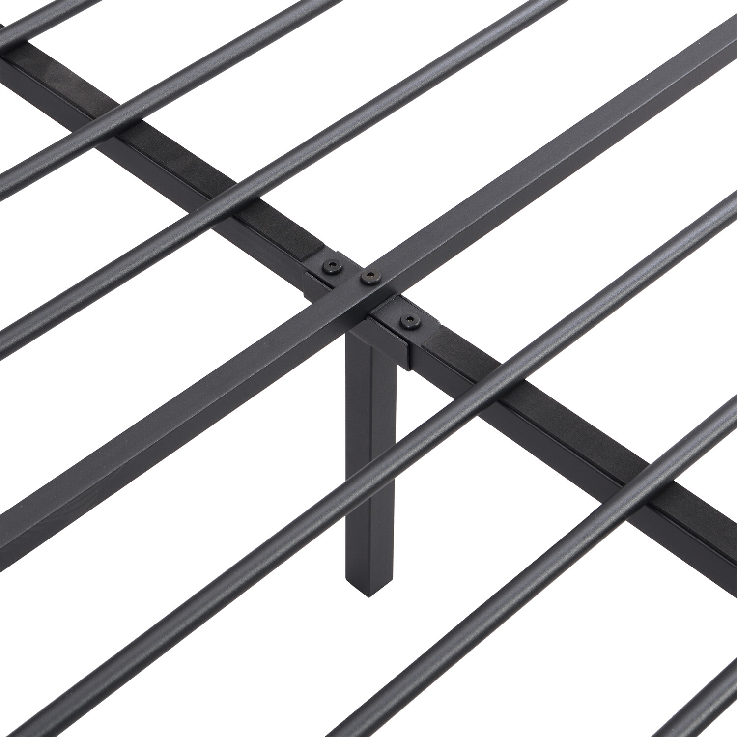 Full Size LED Bed Frame w/ Headboard and USB Port Upholstered Platform Bed Frame