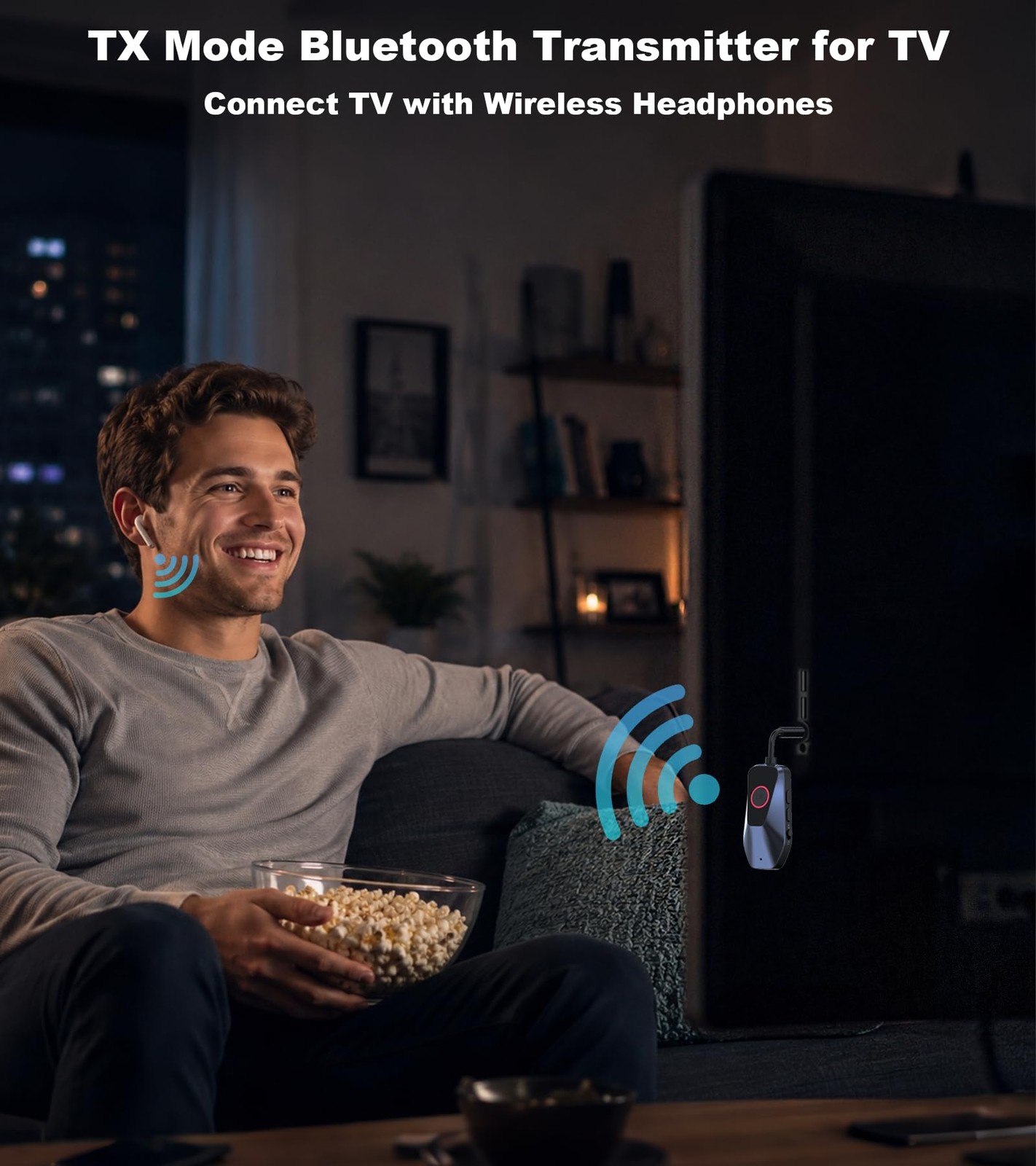Bluetooth 5.3 Transmitter Receiver for TV & Airplane