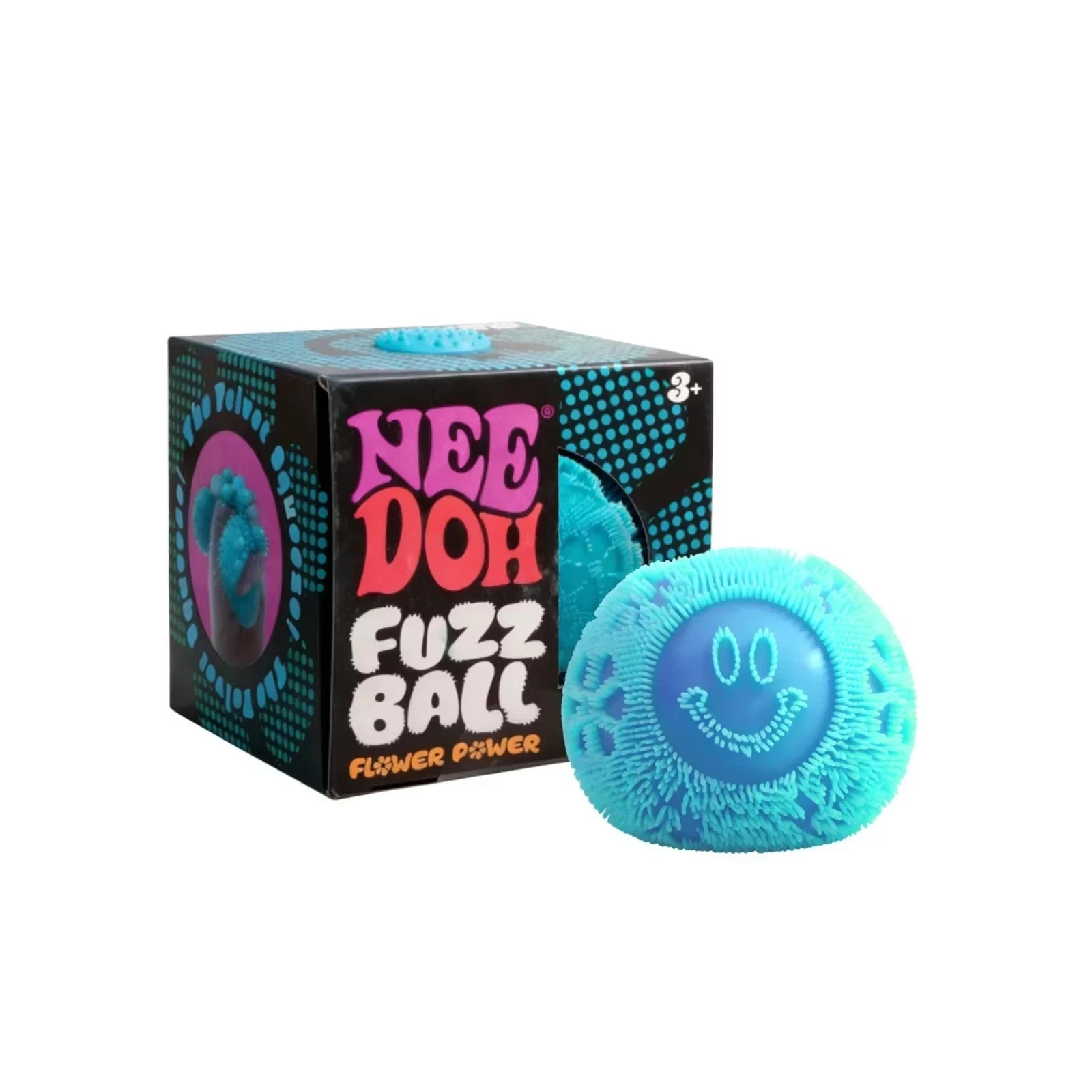 NeeDoh Wonder Waves Fuzz Ball Squishy Stress Ball Nee Doh Fuzzball