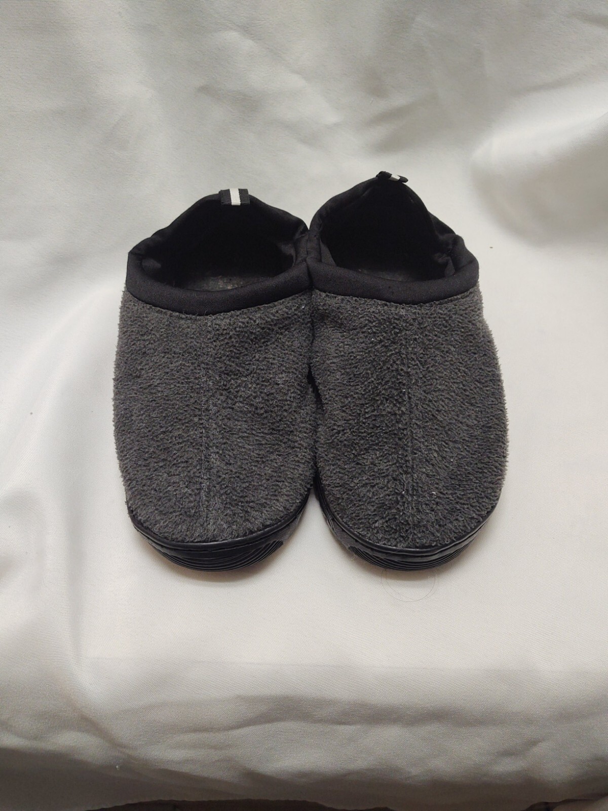 Memory Foam Slippers Womens Small 5-6 Gray