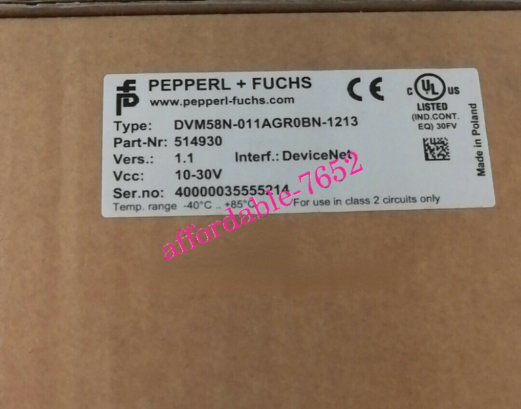 1pcs NEW PEPPERL+FUCHS Encoder DVM58N-011AGR0BN-1213 FedEx or DHL