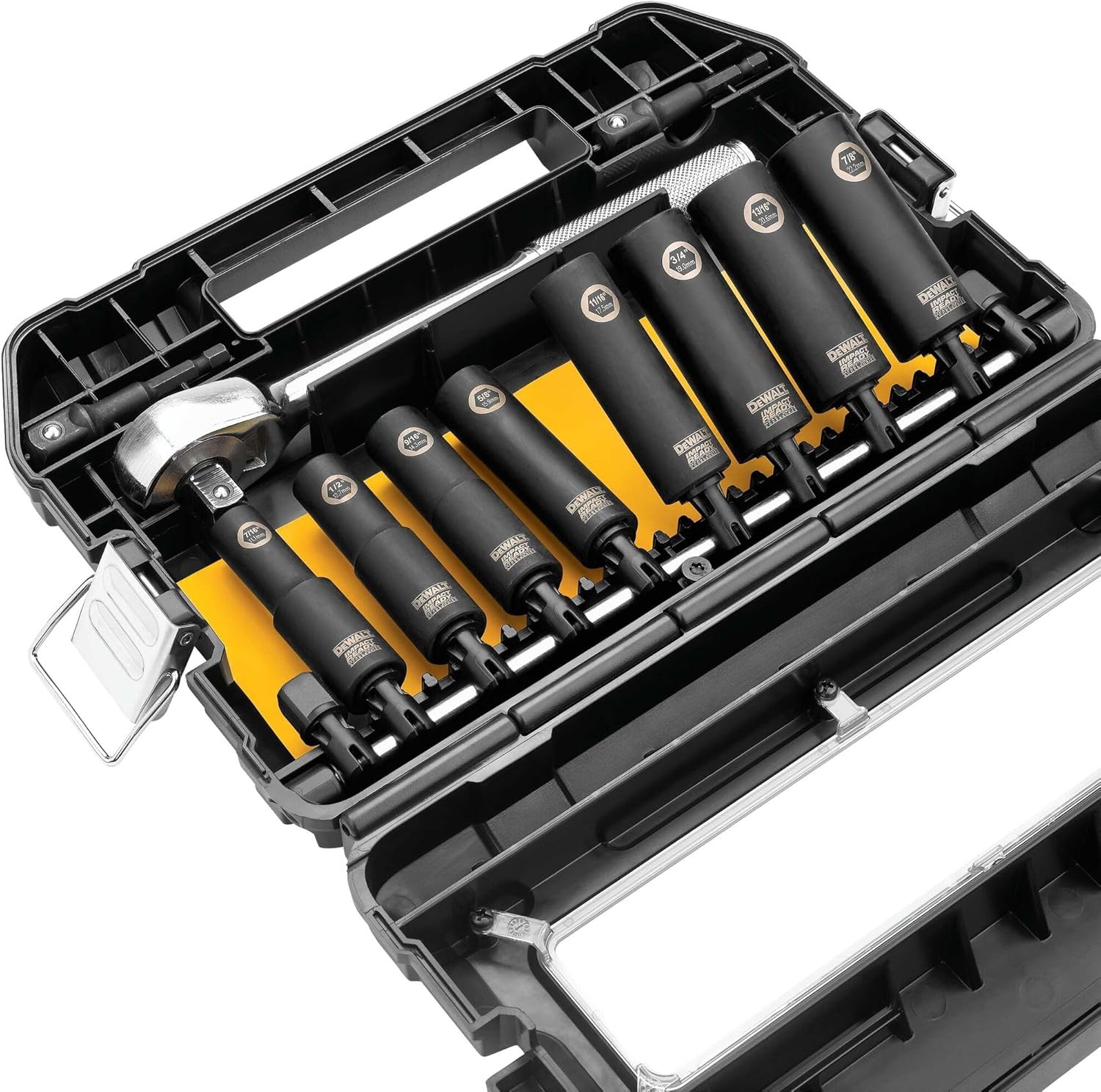 Impact Socket Set 1/2 Drive, 10 Piece 1/4" to 1/2" Impact Socket Adapter Set
