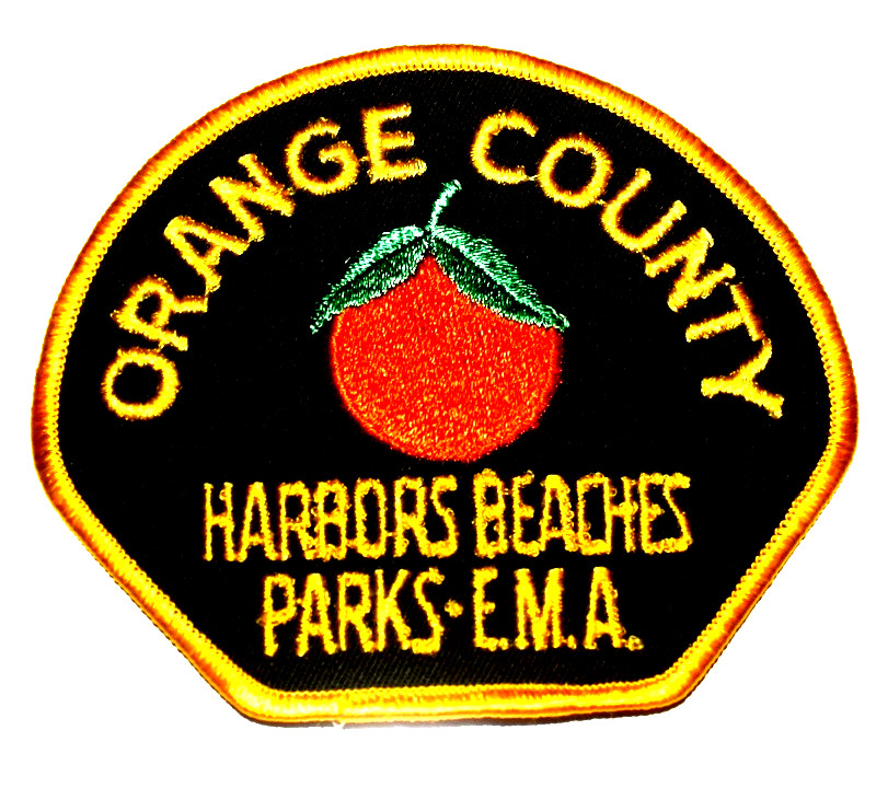ORANGE COUNTY - HARBORS BEACHES PARKS EMA - CALIFORNIA Police Patch 0J4