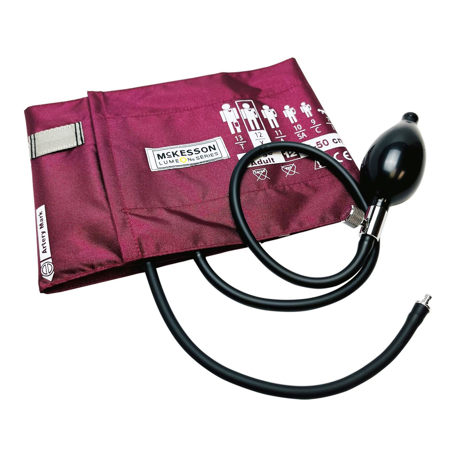 McKesson Adult Arm Reusable Blood Pressure Cuff and Bulb 1 per Box