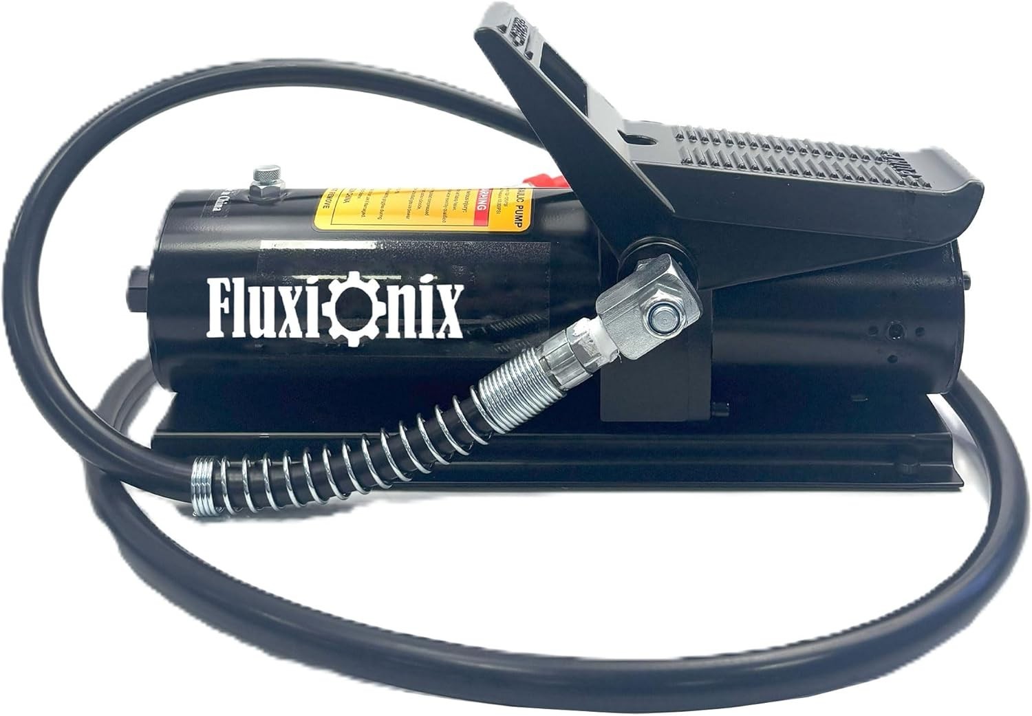 Black Air Hydraulic Pump10000 PSI 1.7LReservoir Foot Pump  Air Line Lubricator