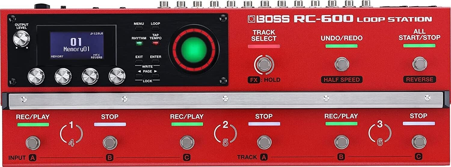 Boss RC-600 Looper - Red (HN236587) NEW