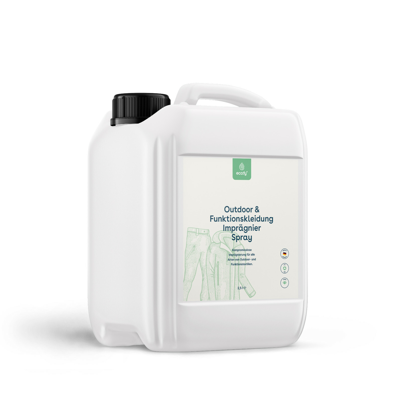 eco:fy textile 2.5 L impregnation impregnating agent impregnating spray impregnator