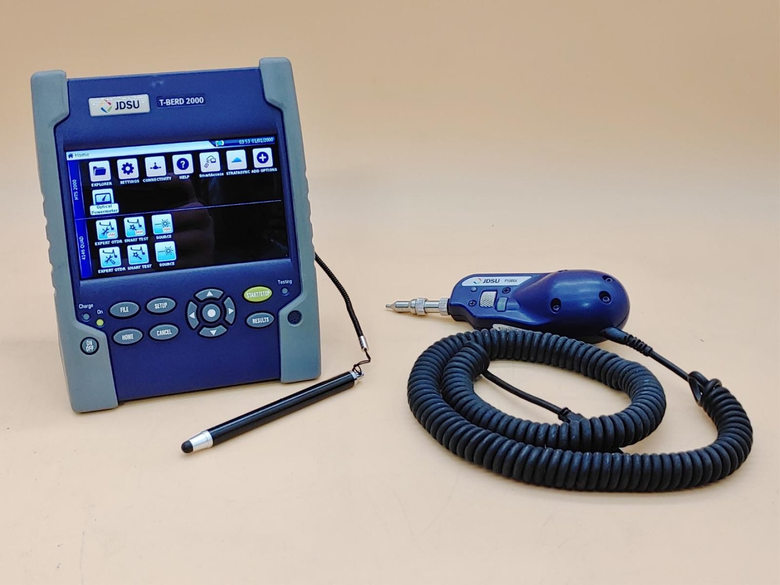 JDSU T-BERD 2000 + 4146 QUAD w/ JDSU P5000i Fiber Microscope *NO POWER ADAPTER*