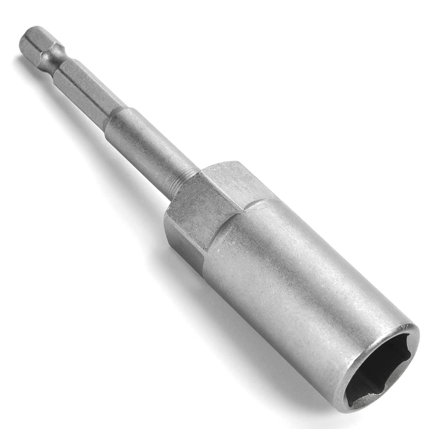 1/4" Quick-Change Hex Shank 14mm Nut Setter Driver Drill Bit, 100mm Length, M...