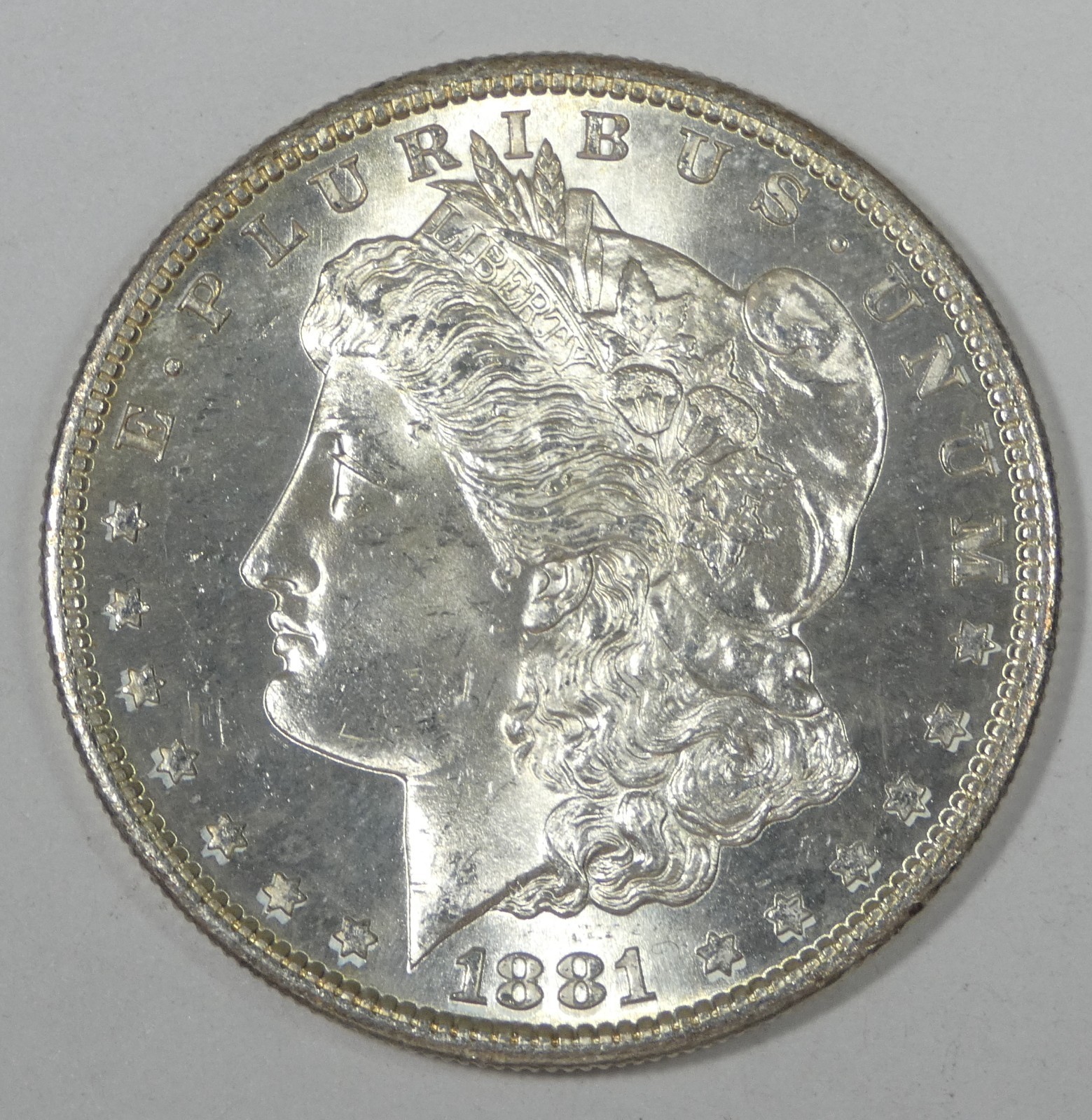 1881-S Morgan Dollar Choice BRILLIANT UNCIRCULATED Silver Dollar