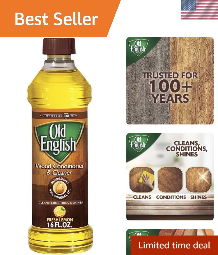 16 Fl Oz Lemon Oil - Enhance Your Wood Furniture with Natural Citrus Cleaning