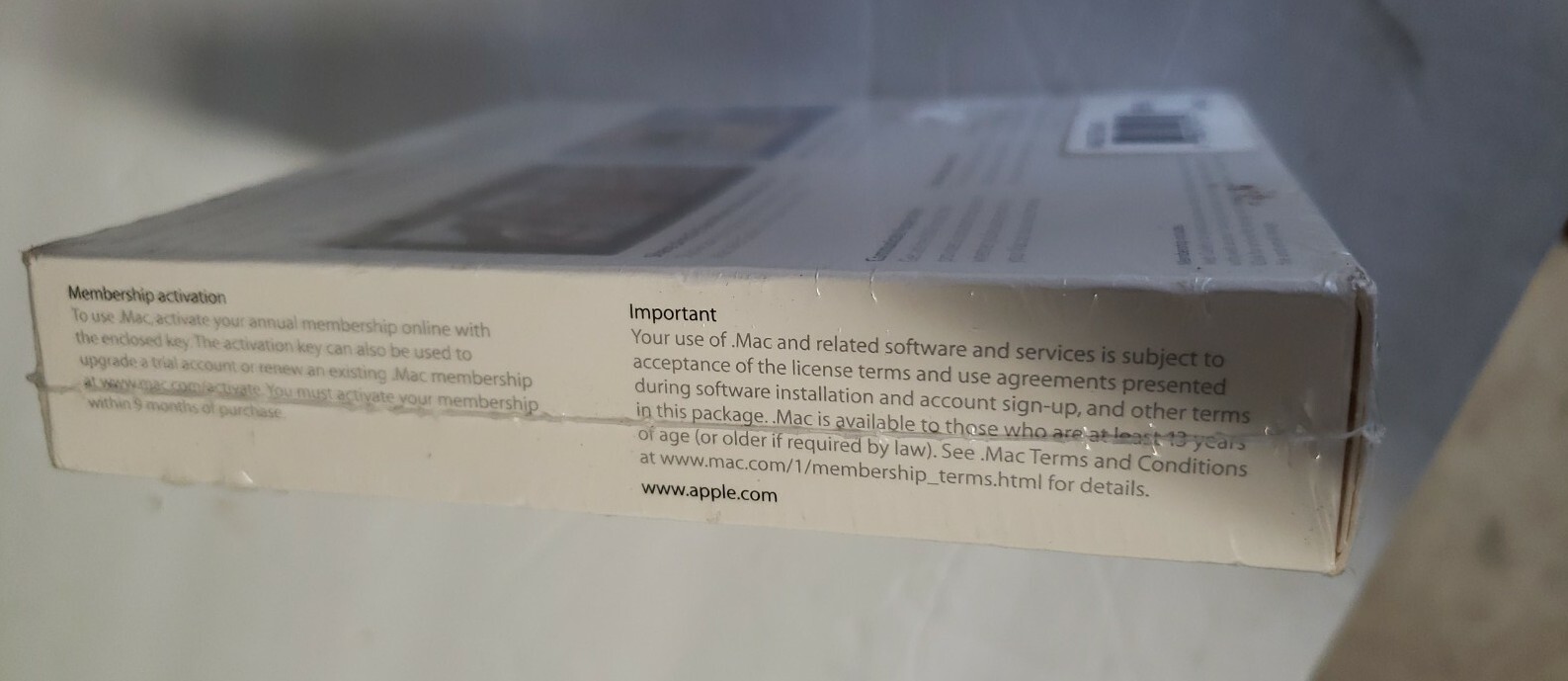 SEALED Apple .mac 5 OS ma927z/a