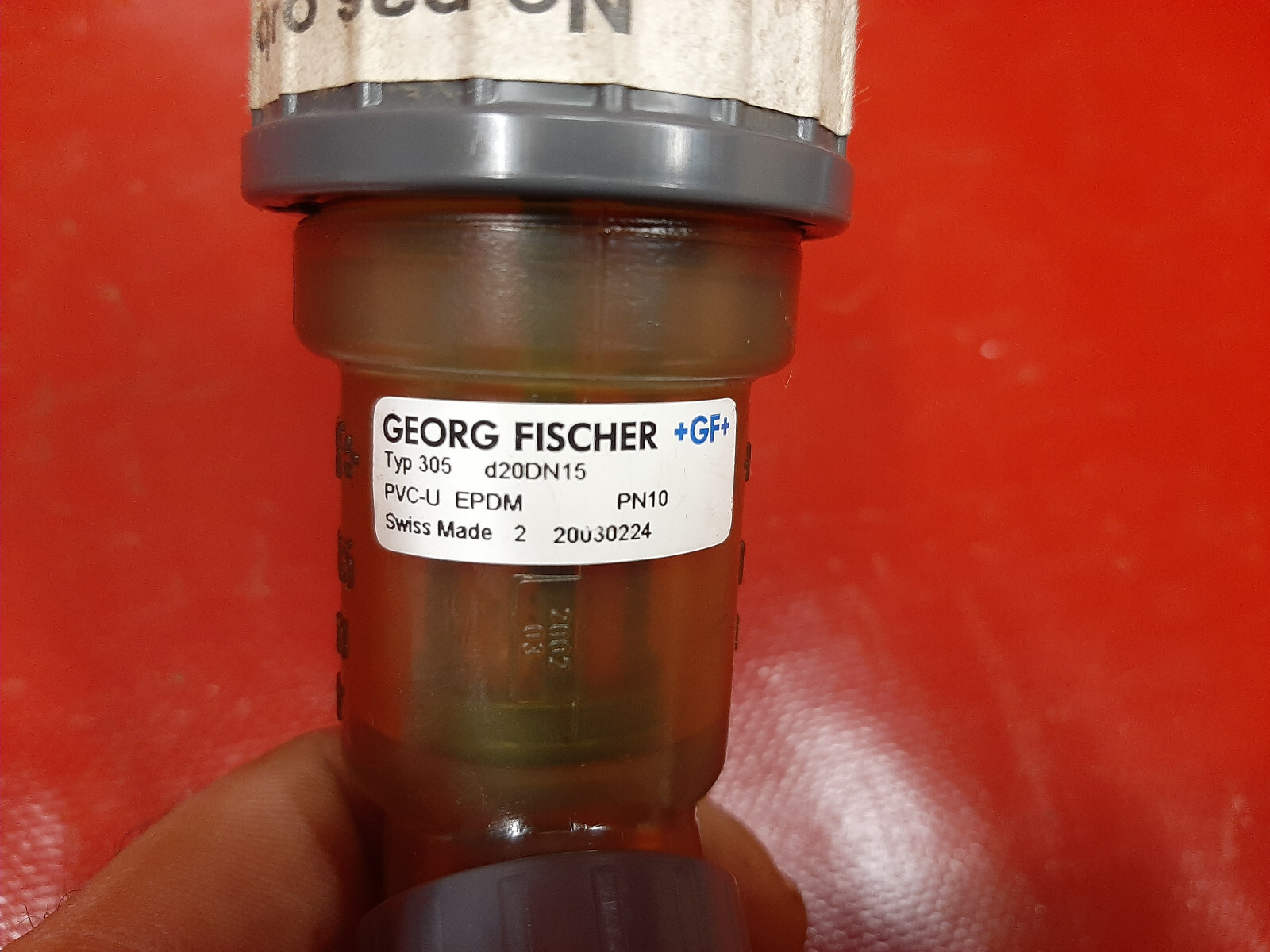 GEORG FISCHER TYPE:305d20DN15 PVC-U EPDM