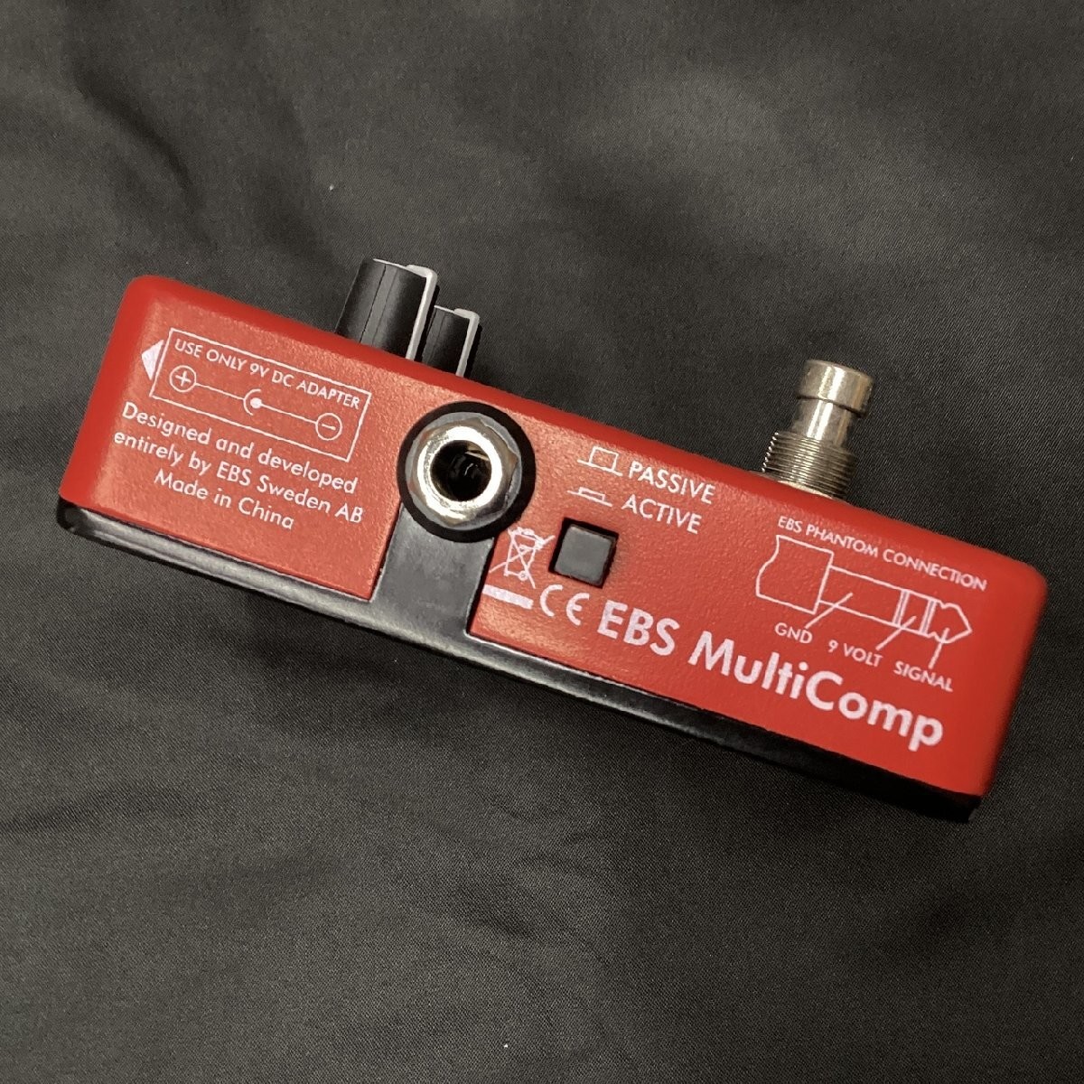EBS MULTI COMP Vermilion Analog compressor pedal