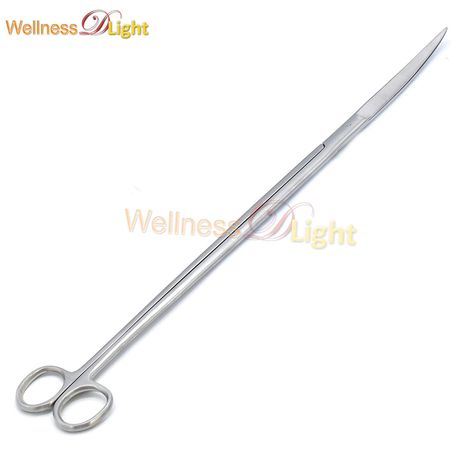 Aquarium Cleaner Kelly Scissors Curved 18" Extra Long Handle Sharp/Sharp
