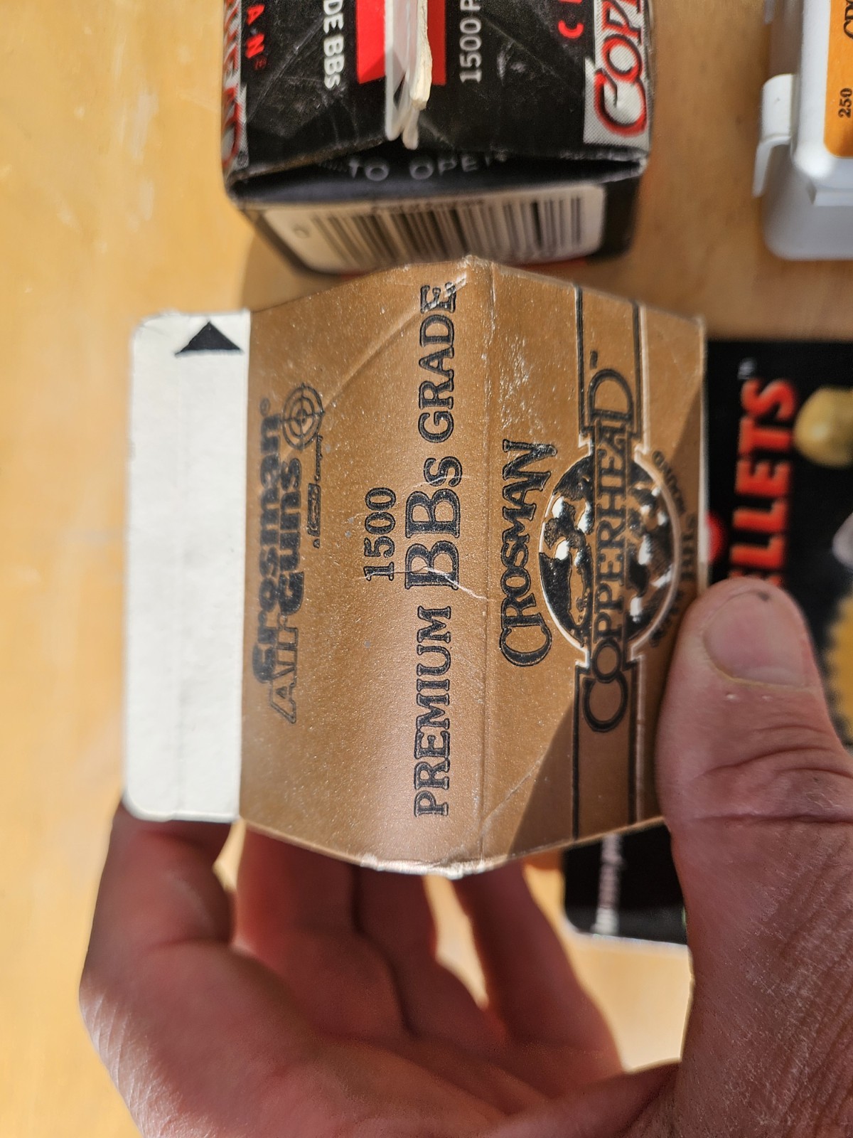 Vintage Crosman Copperhead BBs And Pellets