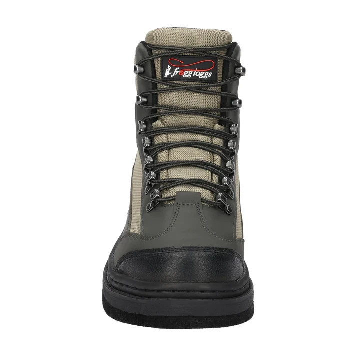 Frogg Toggs® (Men's 12) Hellbender™ Felt Wading Boot in Green/Silver/Black