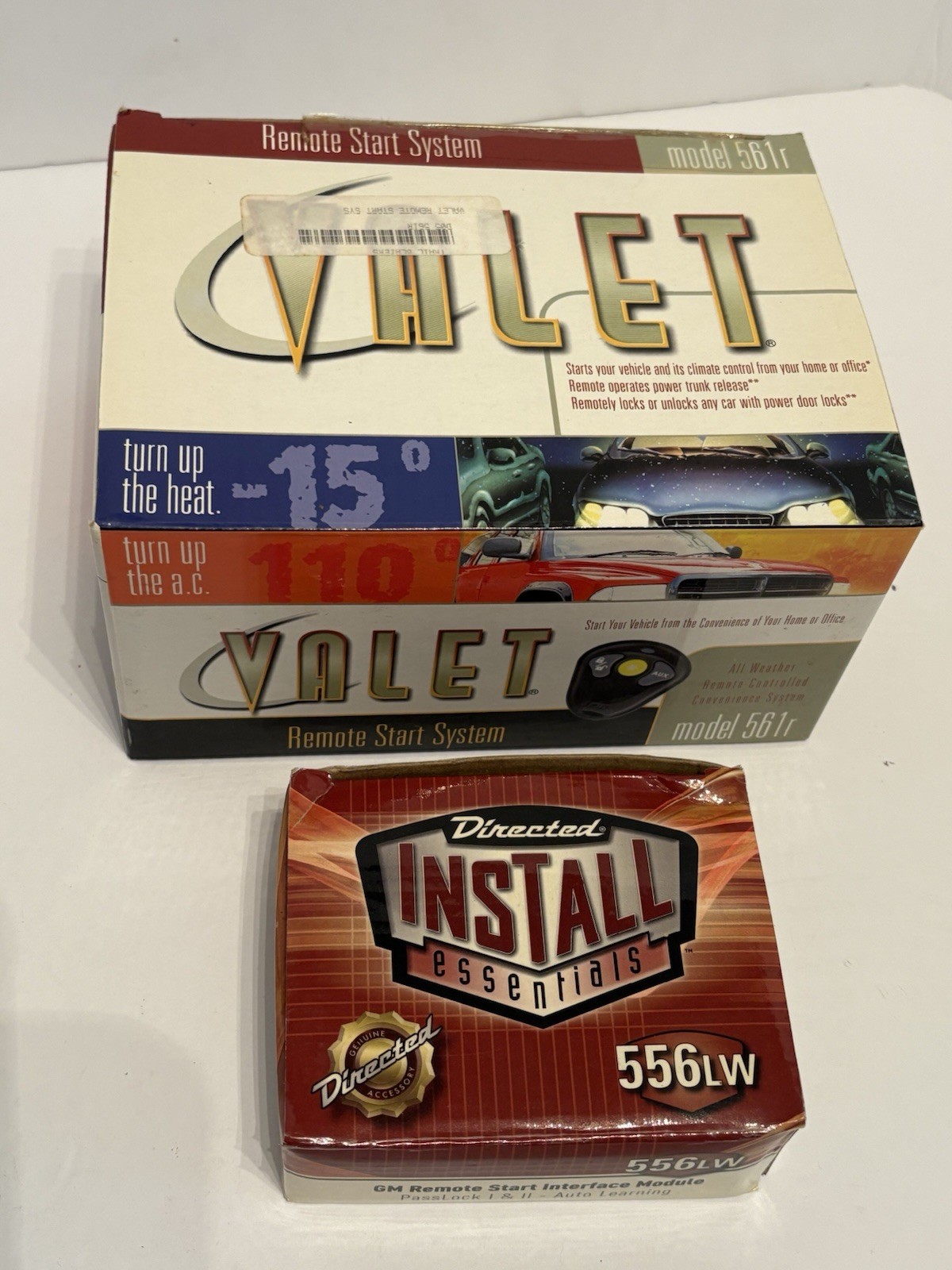 Valet Model 561R Remote Start System - Directional Install 556LW Open Box