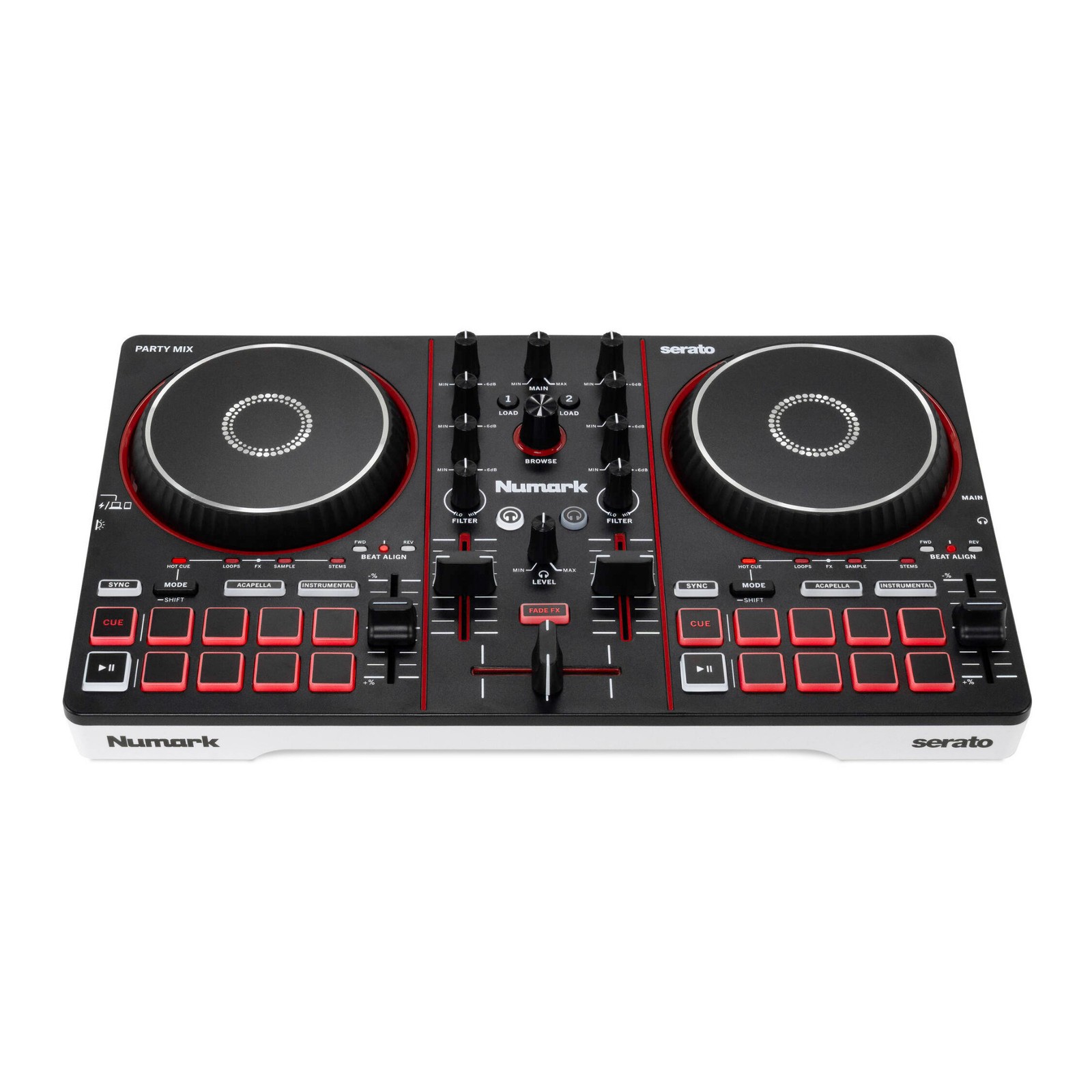 Numark Party Mix III DJ Controller with Built-In LED Light Show