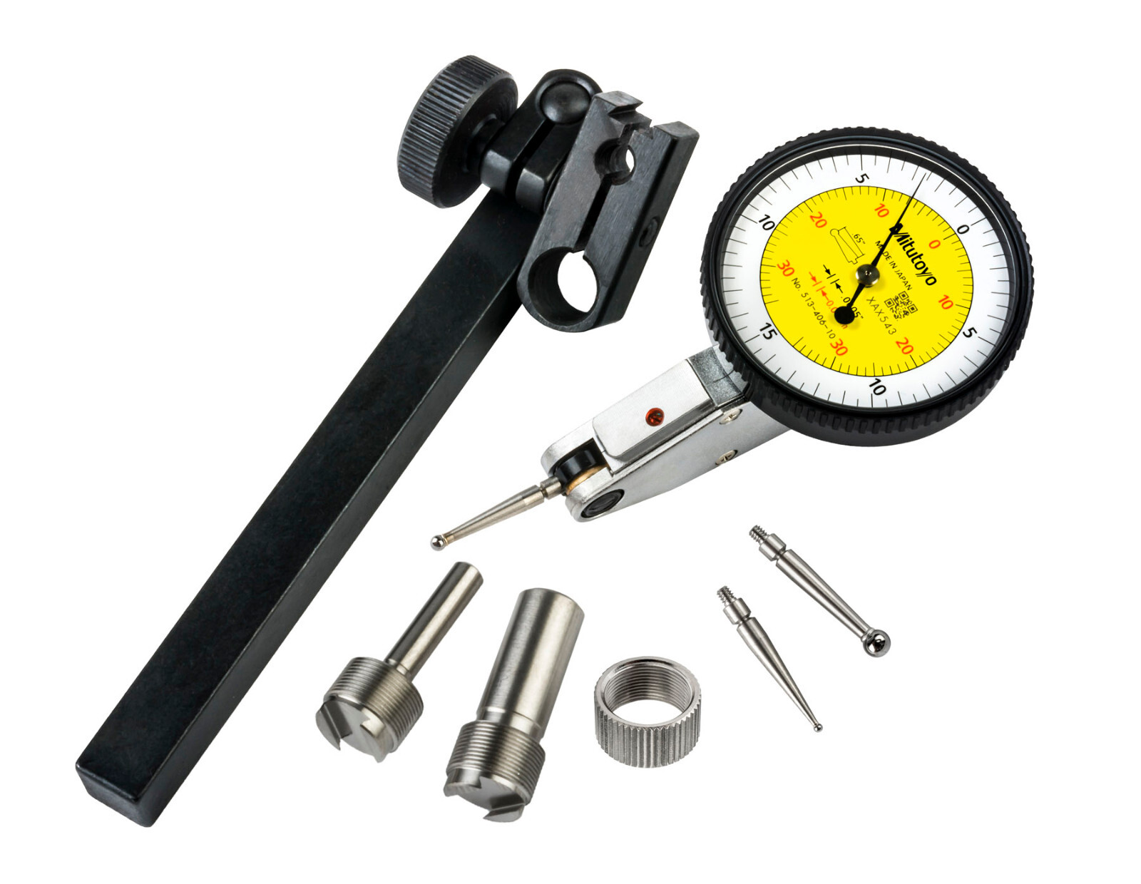 Mitutoyo 513-406-10T - Horizontal Dial Test Indicator .0005"/0.01mm Grad